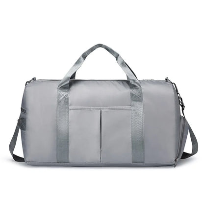 Waterproof Gym and Travel Bag with Dry-Wet Separation — Large Capacity Yoga Duffle for Women and Men